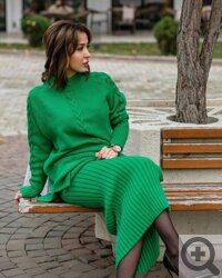 модный total look – трикотажный.