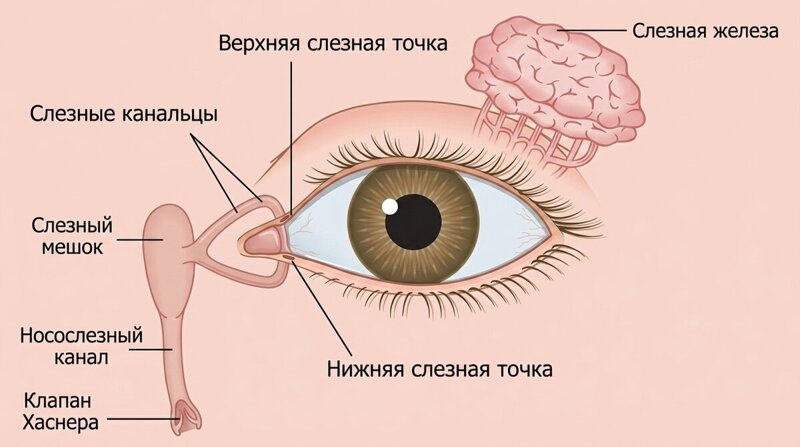 Врожденная слезно-носовая непроходимость. Зондирование слезного канала и когда его нужно делать
