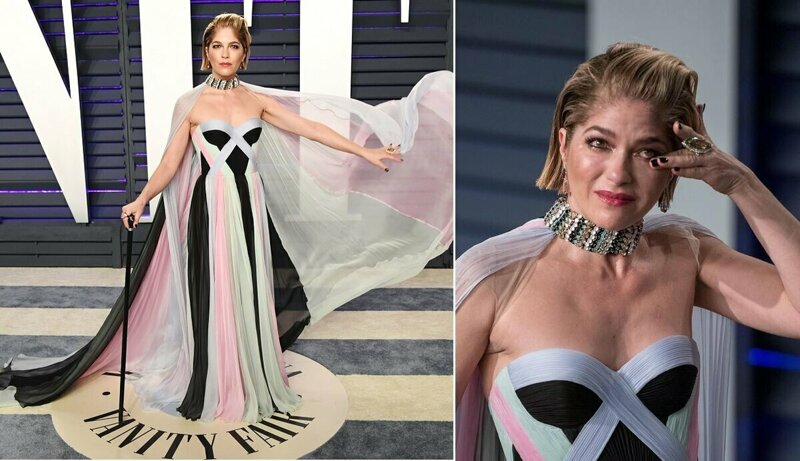 В 2019 году 46-летняя актриса стала звездой традиционного мероприятия Vanity Fair в честь номинантов на «Оскар»