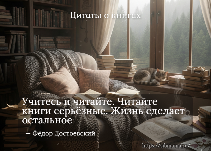 Мудрость русских писателей о книгах и чтении