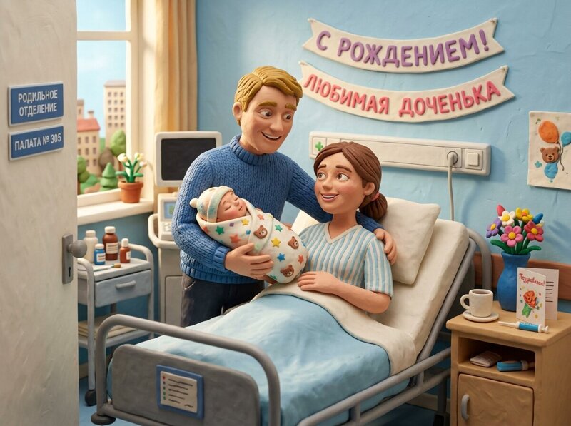 Муж во время родов