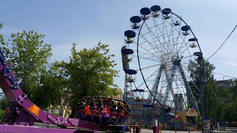 Аттракционы в Центральном парке